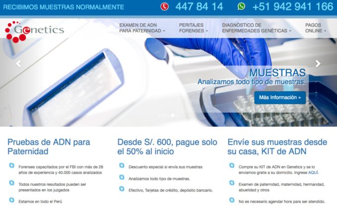 venta de Kit de ADN en chile